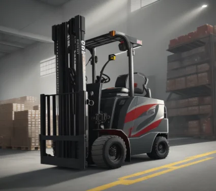 Grua horquilla contrabalanceado